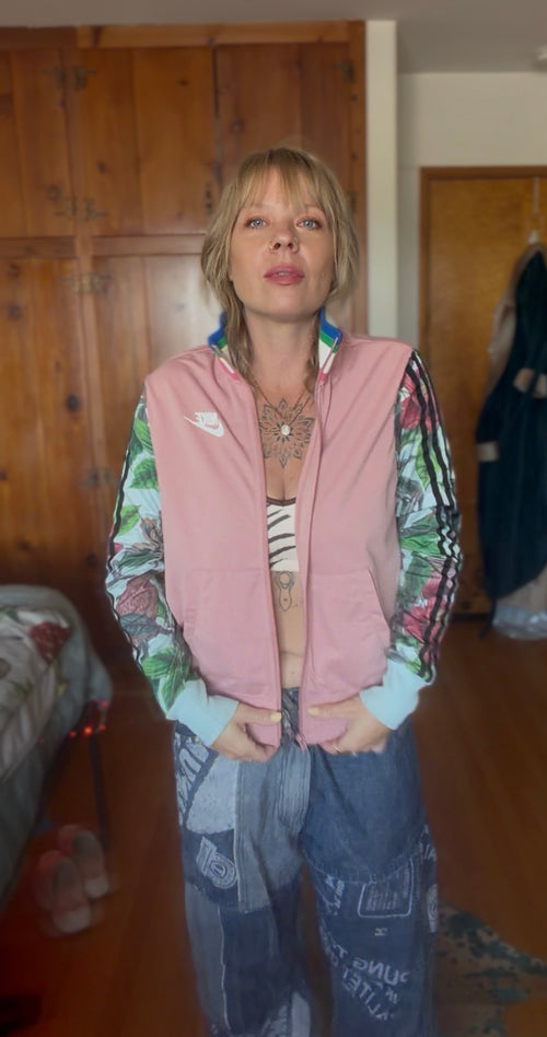 Upcycled Adidas x Nike Jacket