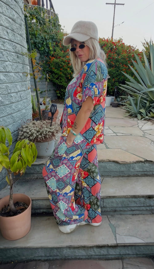Quilted Floral Set