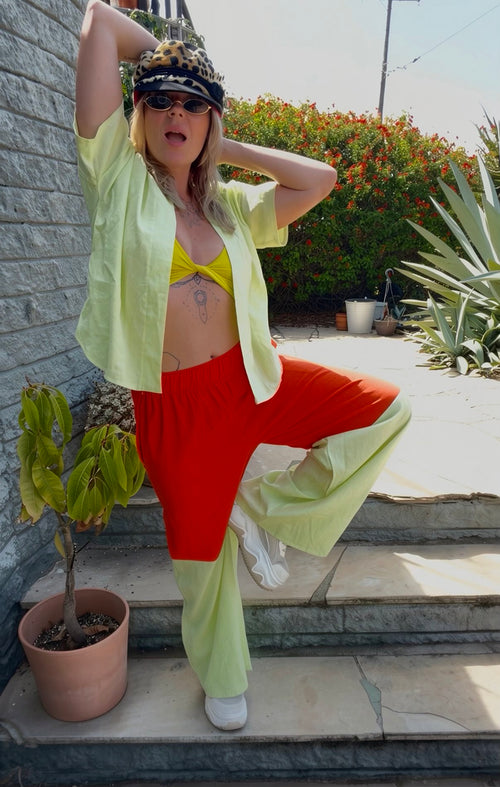 Neon Linen Set