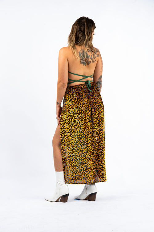 Outfit, fashion, festival fashion, matching set, top, designer clothing, fashion trends, skirt top set, comfy lounge set, maxi skirt, cheetah skirt, leopard print skirt
