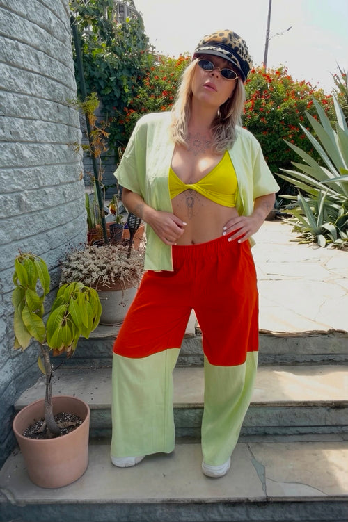 Neon Linen Set