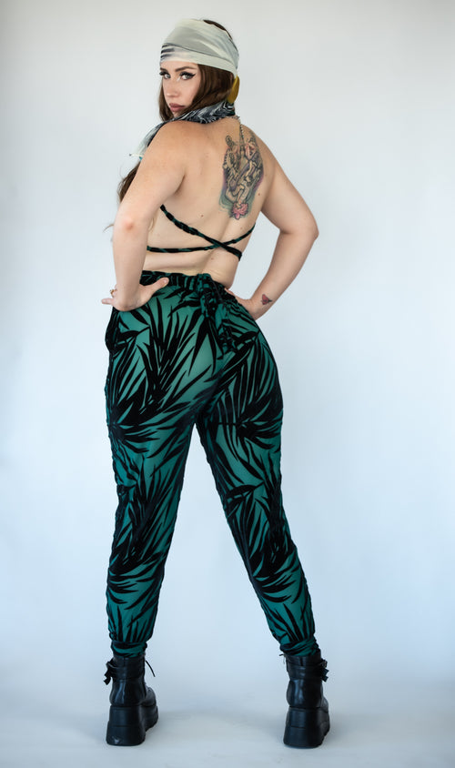 Mary Jane Bliss Criss Cross Halter and Jogger Set