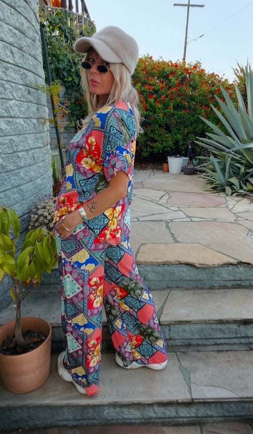 Quilted Floral Set