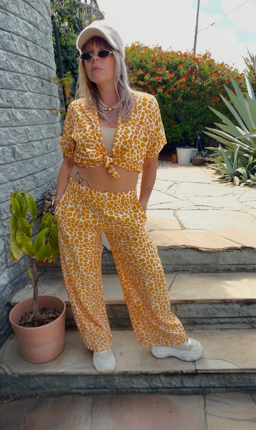 Giraffe Set 100% Cotton