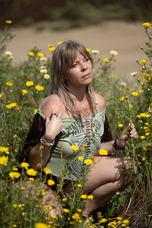 Rainbow Floyd Upcycle Top