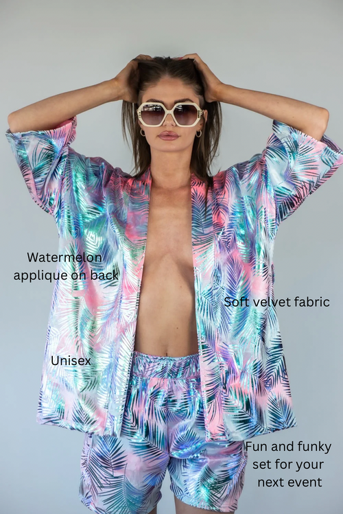 fashion, outfits, festival fashion, jacket pant set, unisex clothing, reversible jacket,  matching set, joggers, designer clothing, festival outfit, festival wear, rave wear, festival clothing, festival kimono, festival robe, resort wear, lounge wear, animal print jacket, animal print pants