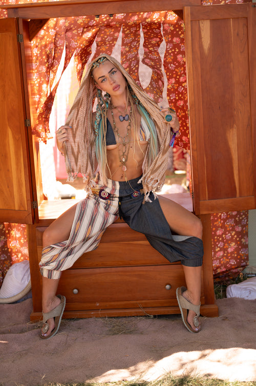 Tribal Stripe Linen Set