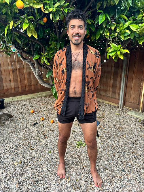On The Prowl Reversible Open Robe