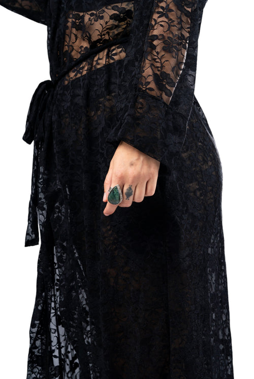 lace set, lace robe, lacet pants, lace robe pants set, black lace, black lace robe, black lace set, black lace pants, sexy lace robe, resort wear, festival outfit, lounge wear, sexy lace set, hand made lace robe