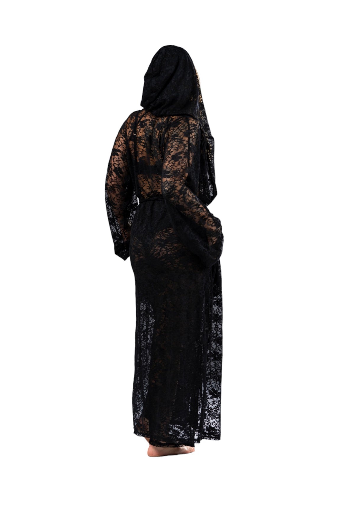 Lace Hooded Robe Set, Lounge Wear, Resort Wear – Radiant1Robes