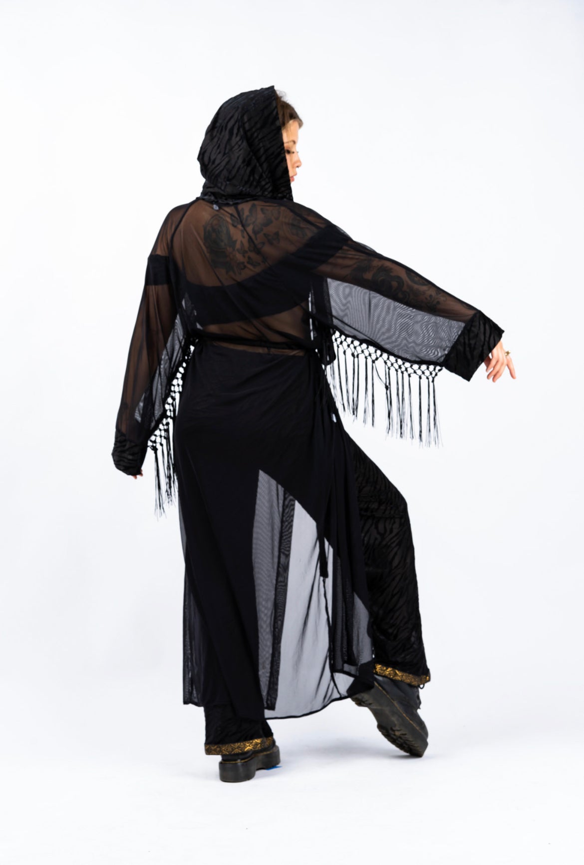 slim fit dress slacks Stardust Sheer Robe, Resort Wear, Lounge Wear – Radiant1Robes