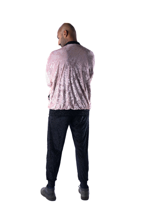 fashion, outfits, festival fashion, jacket pant set, unisex clothing, reversible jacket,  matching set, joggers, designer clothing, animal print jacket, animal print pants, cheetah pants, loungewear