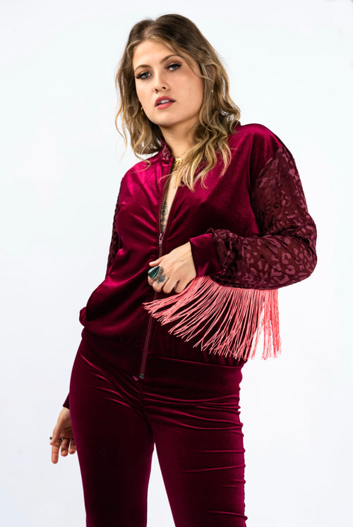 Fashion, fashion outfits, festival fashion, flower set, matching set, velvet jacket, velvet bomber, red velvet bomber, designer, designer brand, handmade 