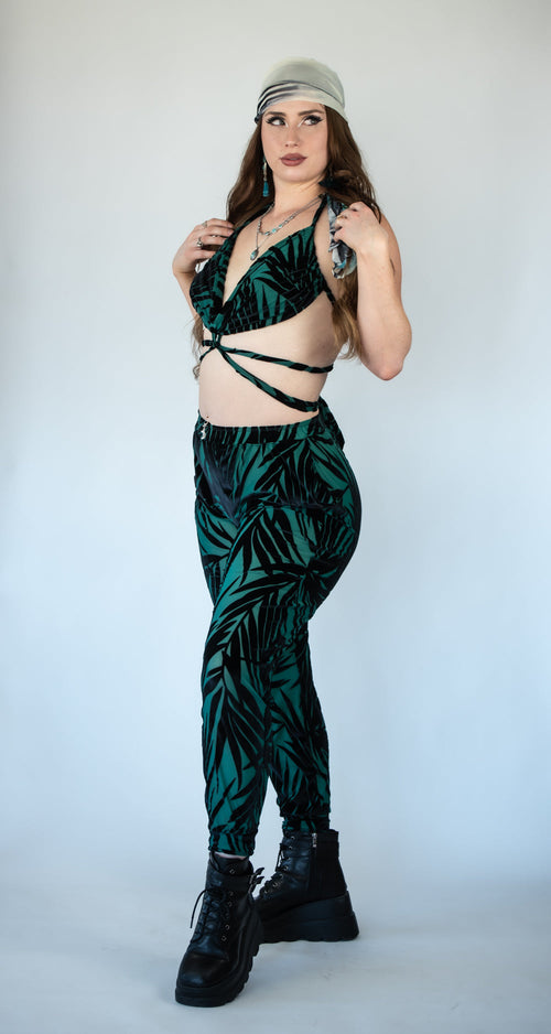 halter top, festival outfit, cheetah halter top, velvet halter top, festival top, festival crop top, women's outfit, women's set, matching set