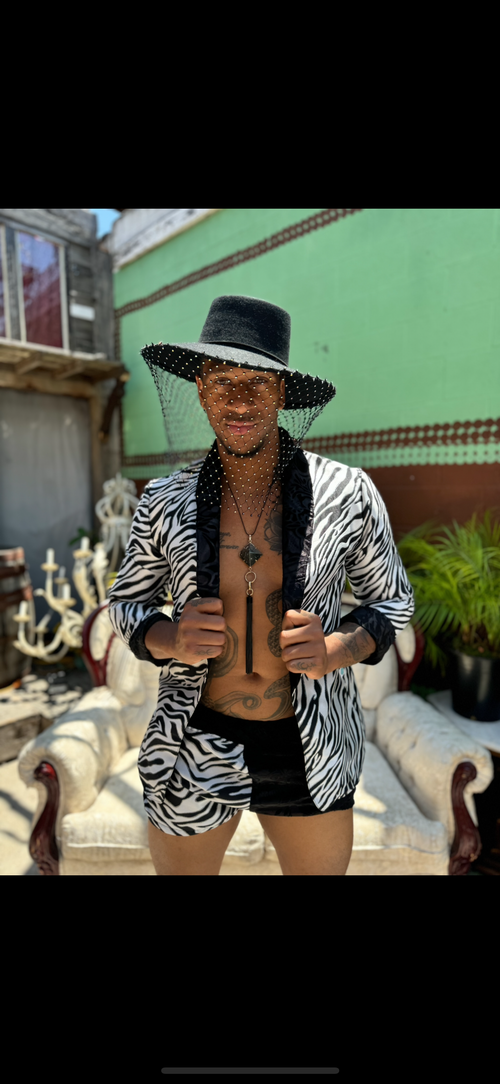 zebra blazer, black velvet blazer, festival coat, festival blazer, reversible blazer, festival outfit, reversible jacket, reversible coat, women's outfit, festival set