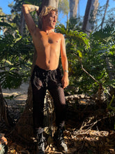 Load image into Gallery viewer, Burn Velvet Black Mesh Joggers
